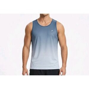 EZRUN Men's Sleeveless Shirt Quick Dry Workout Muscle Athletic Tank Top Size 2XL